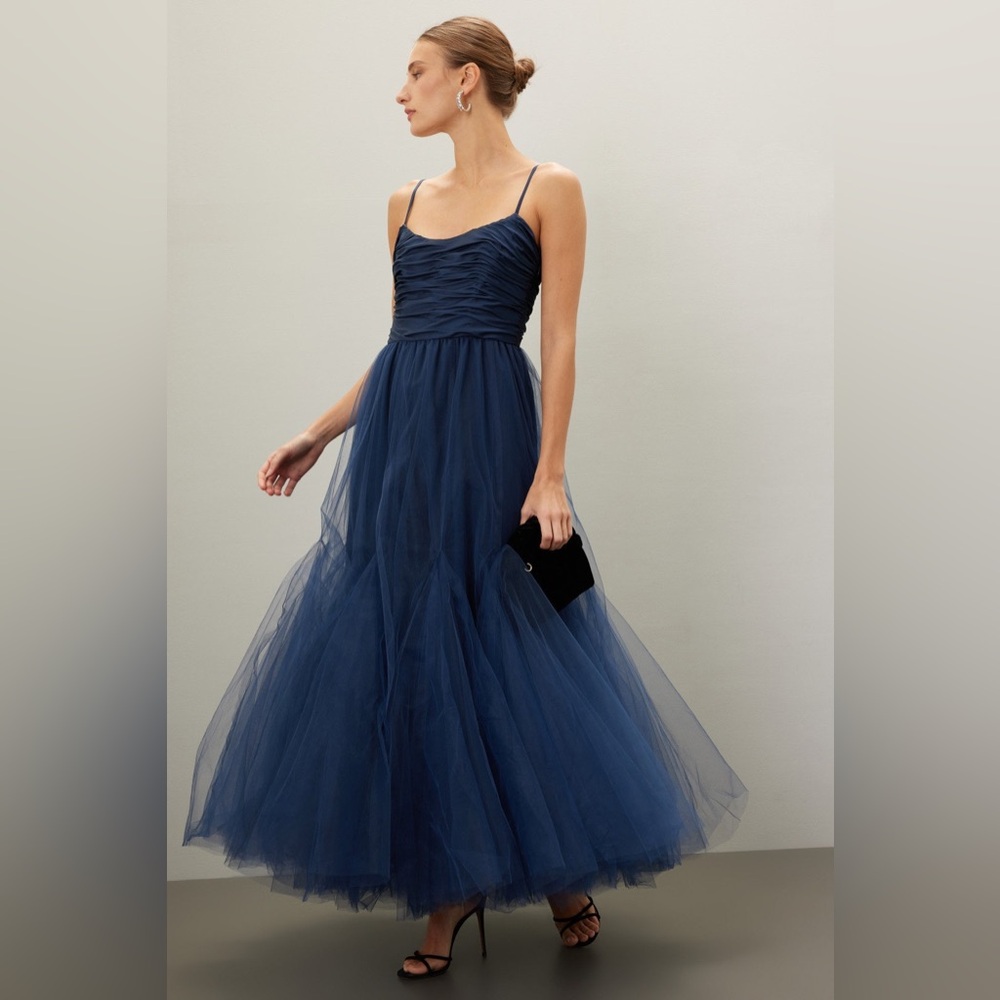 Hutch Navy Blue Maxi Dress